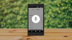 Service App Voice Recording Screen